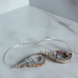 Wire Hoop Geode-M.Liz Jewelry